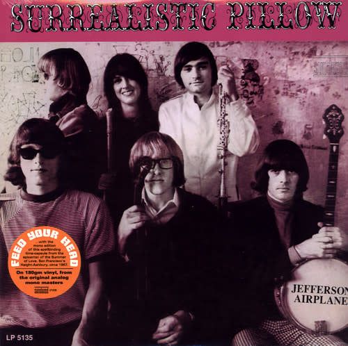 Jefferson Airplane – Surrealistic Pillow (VG+, 2002, LP, Reissue, Shrink with Hype Sticker,  Sundazed Music – LP 5135) VESV