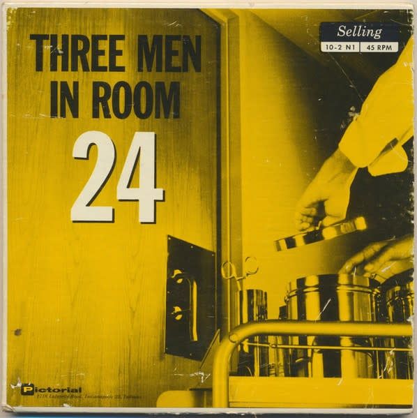 Unknown Artist – Three Men In Room 24 (VG, 1960, 2 x 7" 45 RPM, Pictorial – 10-2 N1) DSG
