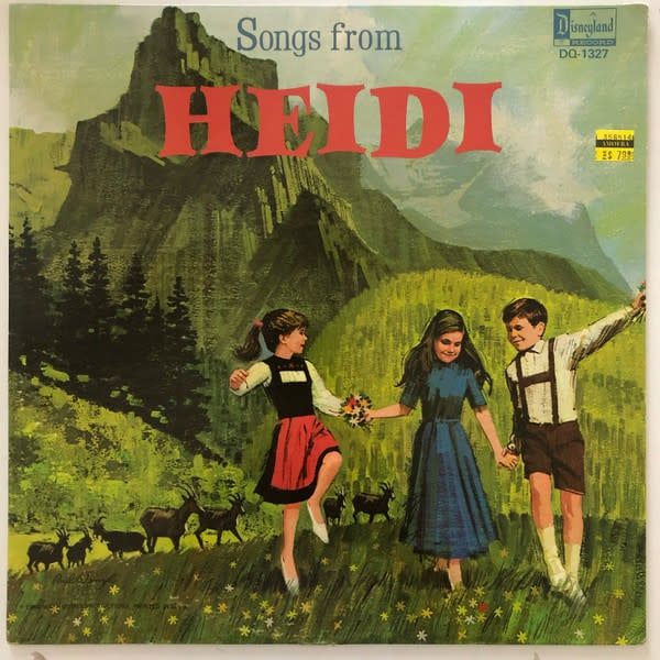 Walt Disney – Songs From Heidi (VG, 1968, LP, Disneyland – DQ-1327)