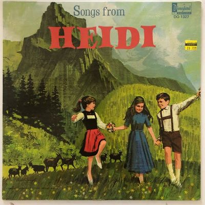 Walt Disney – Songs From Heidi (VG, 1968, LP, Disneyland – DQ-1327)