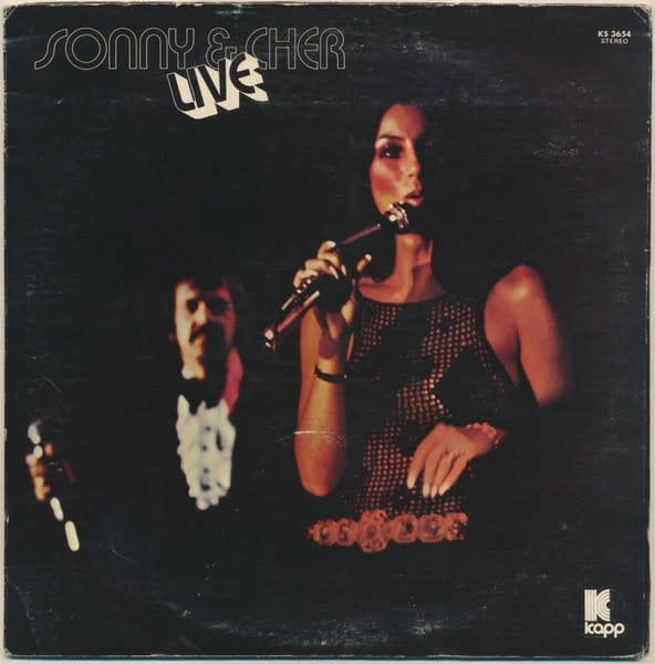 Sonny &amp; Cher – Sonny &amp; Cher Live (VG, 1971, LP, Kapp Records – KS 5554) DSG