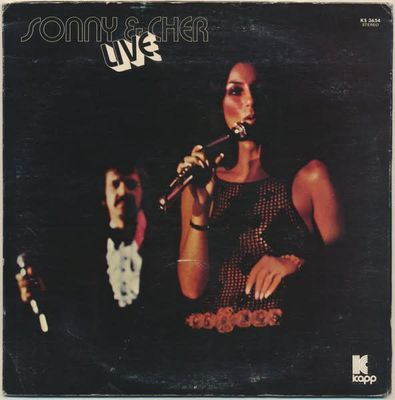 Sonny &amp; Cher – Sonny &amp; Cher Live (VG, 1971, LP, Kapp Records – KS 5554) DSG