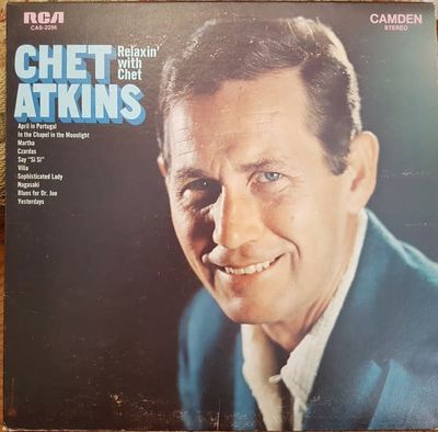Chet Atkins – Relaxin' With Chet (G+, LP, Reissue, RCA Camden – CAS-2296)