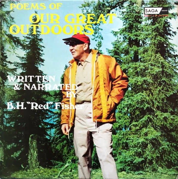 B.H. &quot;Red&quot; Fisher – Poems Of Our Great Outdoors (VG, 1971, LP, Saga – SAS 103)