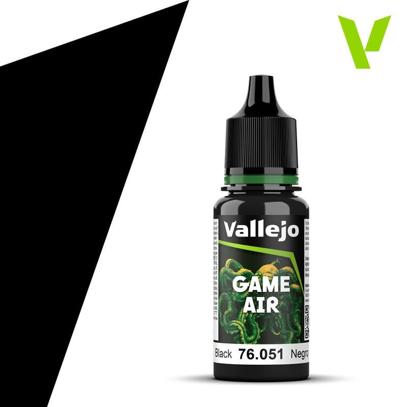 Vallejo Game Air Black 18ml