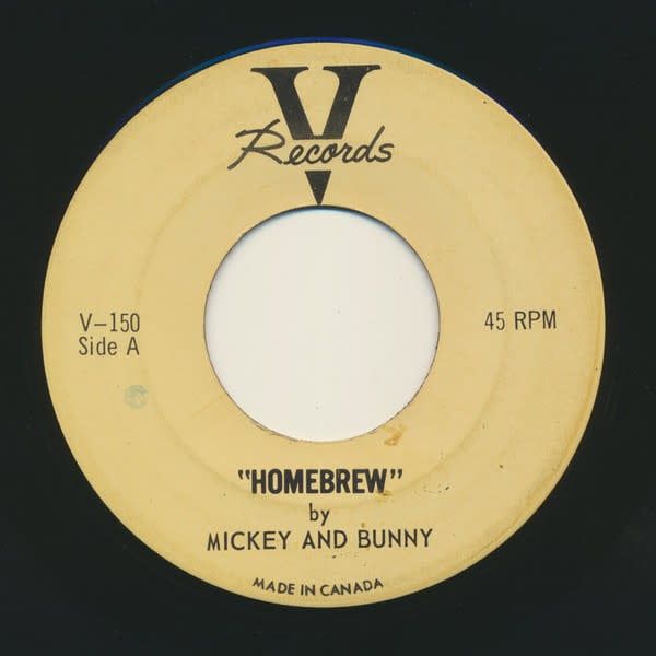 Mickey And Bunny Sheppard – Homebrew / Cotton Fields (VG, 45 RPM, V Records – V-150) DSG