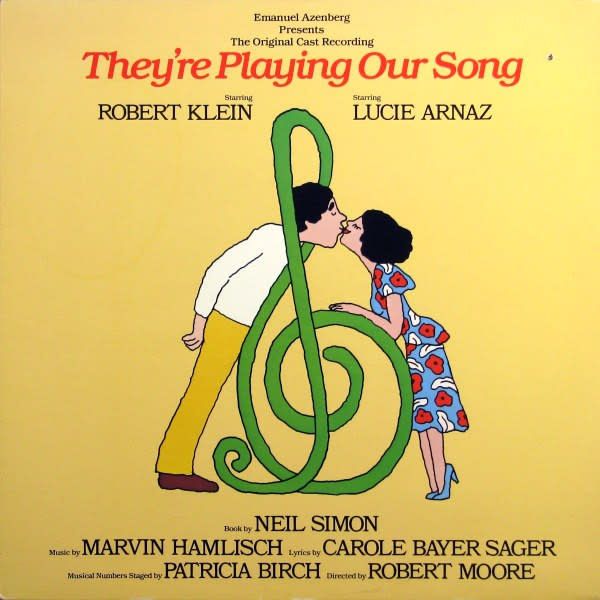 Robert Klein, Lucie Arnaz – They&#39;re Playing Our Song Original Cast Recording (VG, 1979, LP, Casablanca – MIM-1-8323)