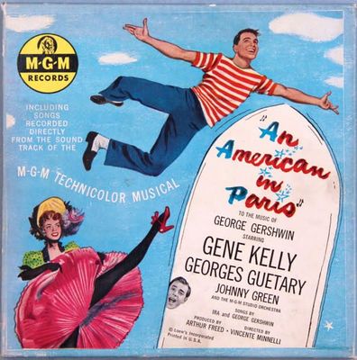 Gene Kelly – An American In Paris (VG, 1951, 4 x Vinyl, 7", 45 RPM, AlbumBox Set, MGM Records – MGM K93)