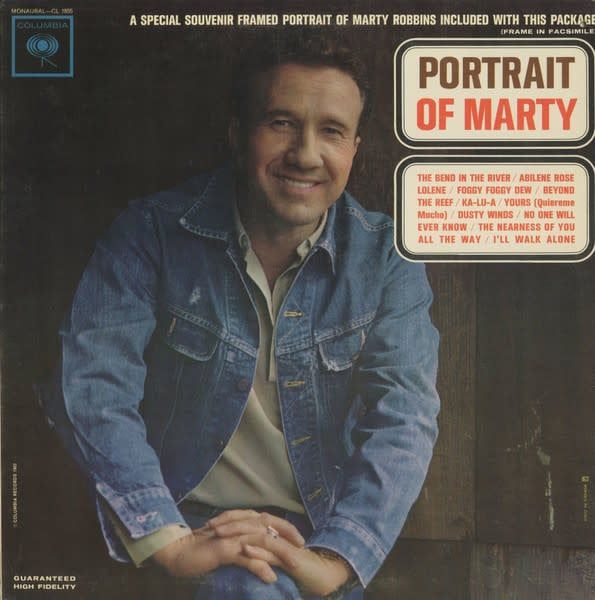 Marty Robbins – Portrait Of Marty (G+, 1962, LP, Columbia – CL 1855)