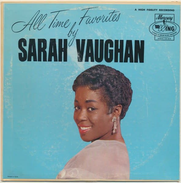 Sarah Vaughan – All Time Favorites By Sarah Vaughan (VG, 1963, LP, Mercury Wing – MGW-12123)