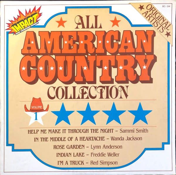 Various – All American Country Collection Volume 1 (VG, 1982, LP, Impact Music Promotions – BC-314)
