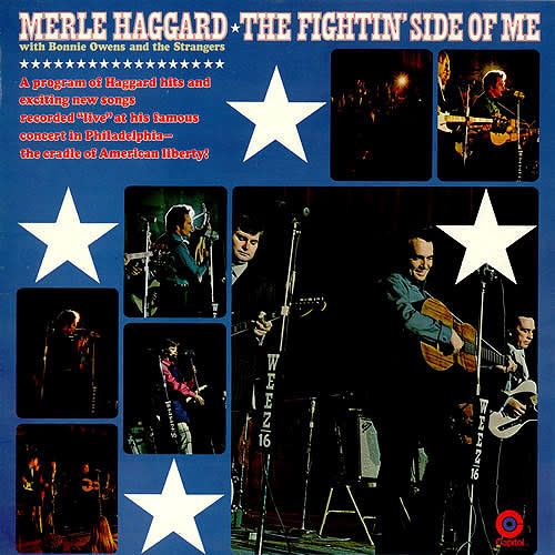 Merle Haggard – The Fightin&#39; Side Of Me (VG, 1970, LP, Capitol Records – ST-451)