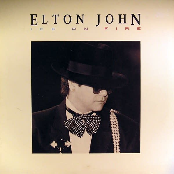 Elton John – Ice On Fire (VG, LP, Geffen Records – GHS 24077, 1985)
