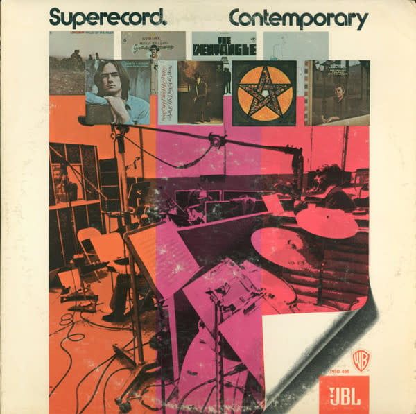 Various – Superecord. Contemporary (VG, 1971, LP, Warner Bros. / JBL – PRO 496)