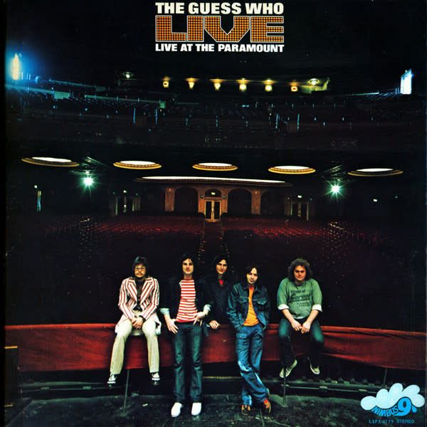 The Guess Who – Live At The Paramount (VG, 1972, LP, Gatefold, Nimbus 9 – LSPX-4779)