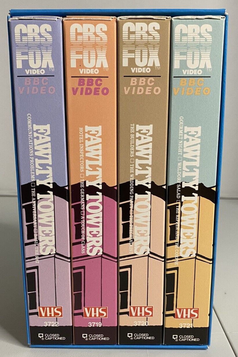 Fawlty Towers Complete Series (4xVHS, 1986) John Cleese