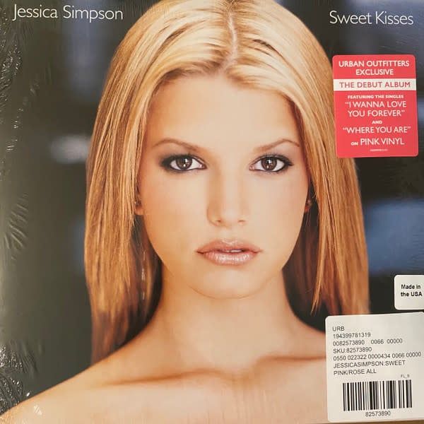 Jessica Simpson – Sweet Kisses (VG, LP Pink Opaque, 2023)