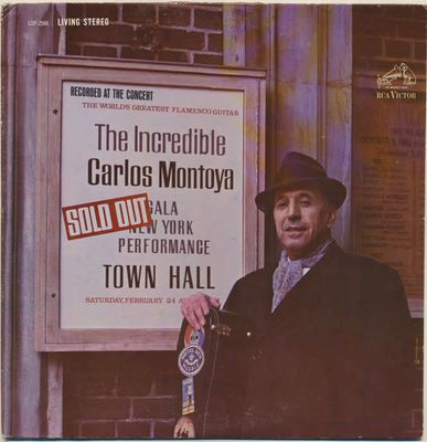 Carlos Montoya – The Incredible Carlos Montoya (VG, 1962, LP, RCA Victor – LSP 2566)