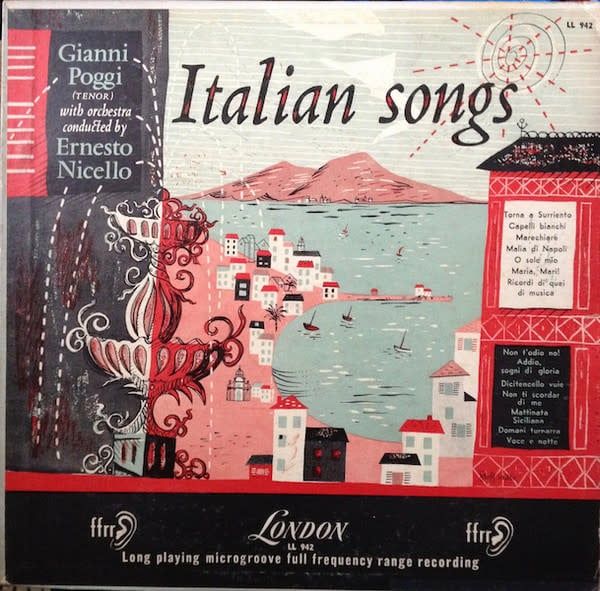Gianni Poggi – Italian Songs (G+, 1960, LP, London Records – LL 942)