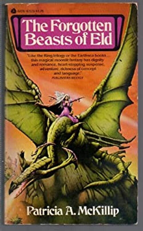 McKillip, Patricia A. (FA) The Forgotten Beasts of Eld (1975, 4th Printing, Avon, PB)