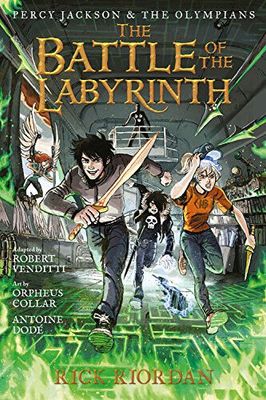 Riordan, Rick (GN) Percy Jackson and the Olympians: The Graphic Novels #4 The Battle of the Labyrinth