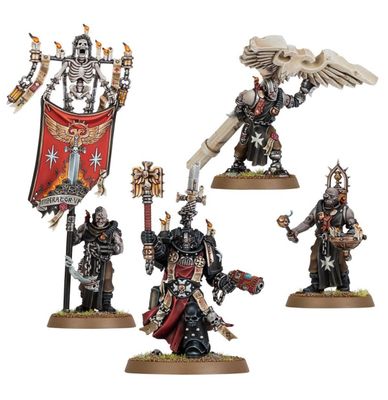 Black Templars: Chaplain Grimaldus &amp; Retinue
