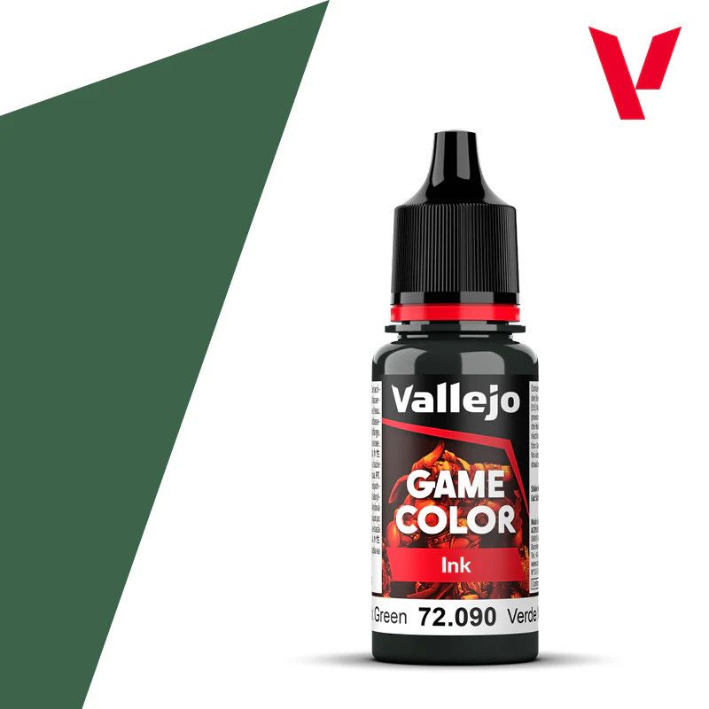 Vallejo Game Color Ink Black Green18ml