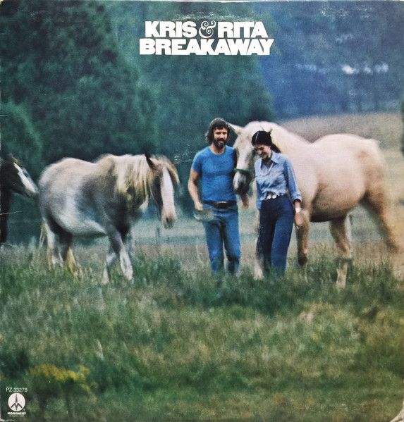 Kris Kristofferson &amp; Rita Coolidge – Breakaway (VG, 1974, LP, Monument – PZ 33278)