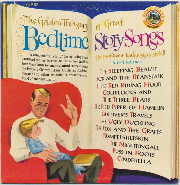 Kurt Knudsen – The Golden Treasury Of Great Bedtime Story-Songs (VG, 1974, LP, Wonderland Records – GLP 52 / LP.52)