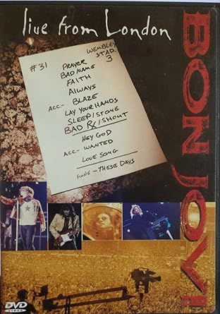 Bon Jovi: Live From London  (1995, DVD)