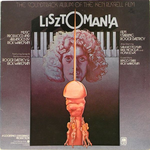 Roger Daltrey &amp; Rick Wakeman – Lisztomania (VG, 1975, LP, A&amp;M Records – SP-4546)