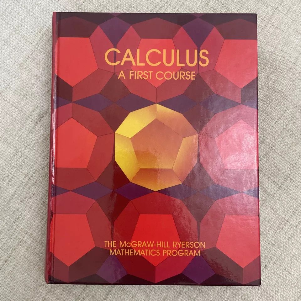 Stewart, James (515) Calculus: A First Course (1989, McGraw-Hill, HC)