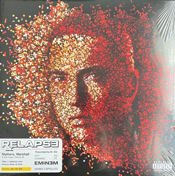 Eminem – Relapse (New, 2LP, 2009, Aftermath Entertainment)