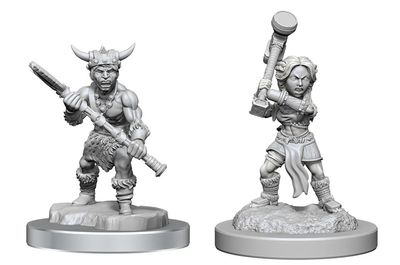 Nolzur's Marvelous Miniatures:  Halfling Barbarians