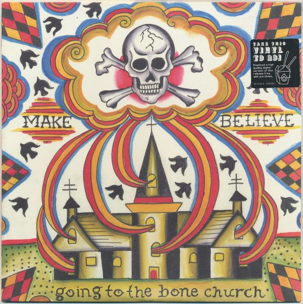 Make Believe – Going To The Bone Church (NM, 2008, LP, White Vinyl, Limited Numbered #52, Flameshovel – DIG045) DSG