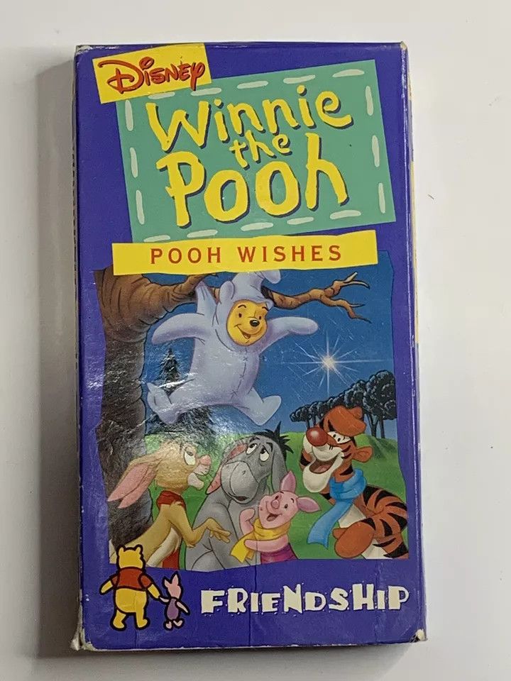 Disney Winnie the Pooh - Pooh Wishes Friendship (1997, VHS)