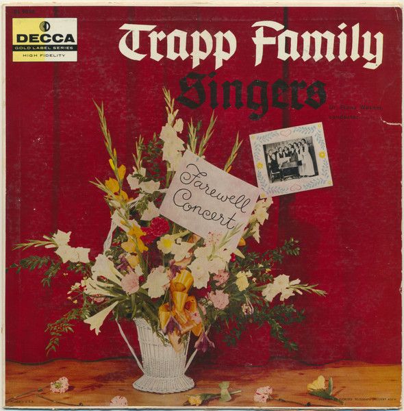 The Trapp Family Singers – Farewell Concert (G+, LP, Decca – DL 9838, Mono, Canada)