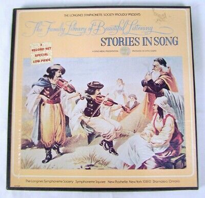 The Longines Symphonette Society – Stories In Song (VG, 1973, 3LP, Boxed Set, C4-N13)