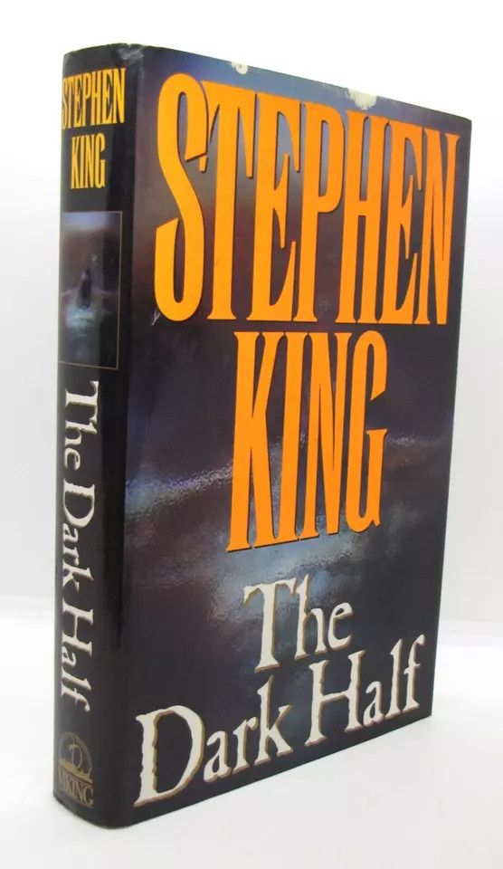 King, Stephen (HO) The Dark Half (1989, 1st Printing, Viking, HC, No DJ) Damaged