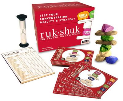(USED) Ruk-Shuk: The Game of Rock Balancing (2007) (Board Game)