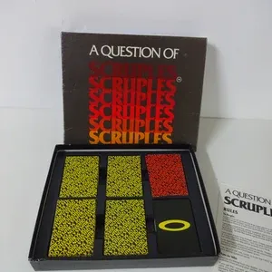 A Question of Scruples: The Game of Moral Dilemmas (Used Re-Pack ) (High Game Enterprises, 1984)