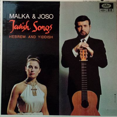 Malka and Joso – Jewish Songs (VG, LP, Mono. Capitol Records – T 6169)
