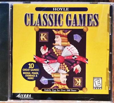Hoyle Classic Games (PC, 1998) 10 Games Bridge, Solitaire, Hearts