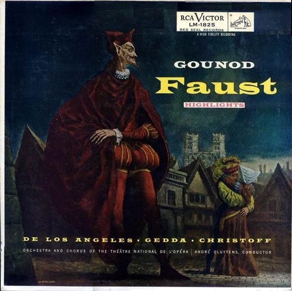 Gounod - Faust (Highlights) (G+, 1957, LP, RCA Victor Red Seal – LM-1825)