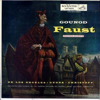 Gounod - Faust (Highlights) (G+, 1957, LP, RCA Victor Red Seal – LM-1825)