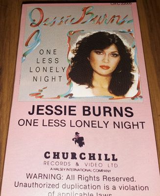 Jessie Burns – One Less Lonely Night (Factory Sealed, CAS, 1983, CR-C-22005)