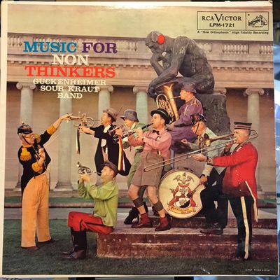 Guckenheimer Sour Kraut Band – Music For Non-Thinkers (VG, 1959, LP, RCA Victor – LPM-1721)