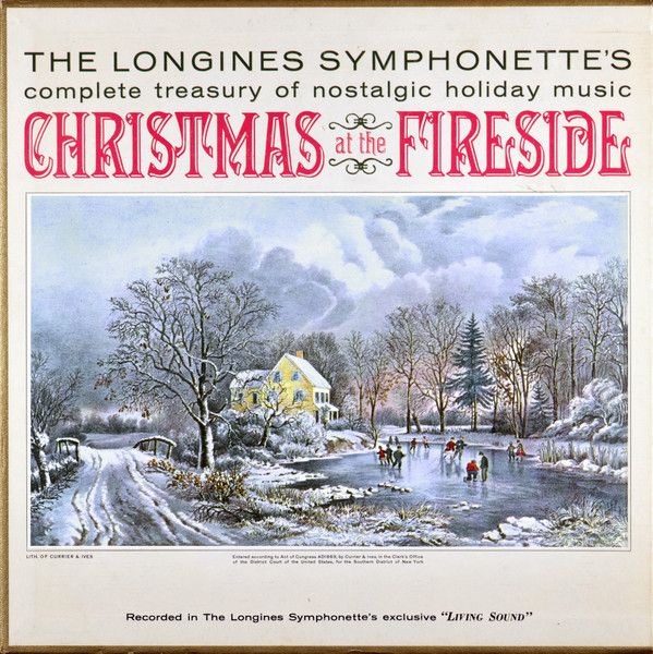 The Longines Symphonette – Christmas At The Fireside (VG, 1964, 4LP, Boxed Set, Living Sound) DSG