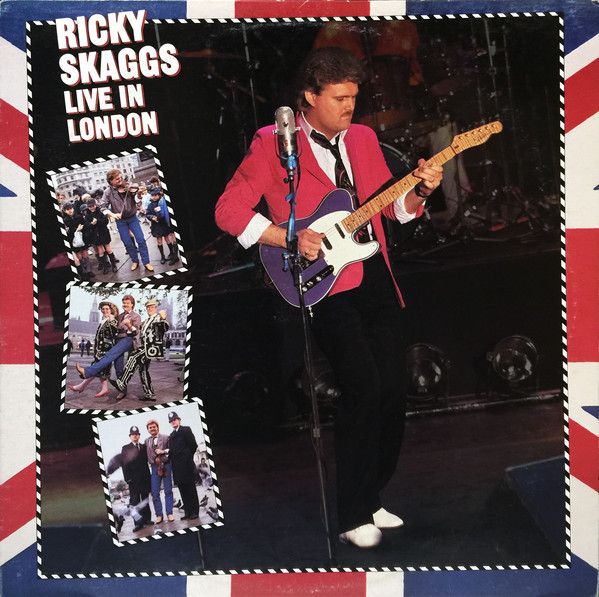 Ricky Skaggs – Live In London (G+, 1985, LP, Epic – FE 40103)