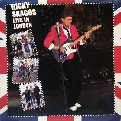 Ricky Skaggs – Live In London (G+, 1985, LP, Epic – FE 40103)